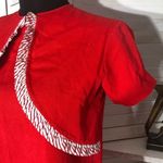 Vintage 60s 70s Red Mini Dress XS Photo 3