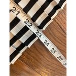 Courage B black and white stripe aline skirt small Black Photo 2