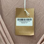 Reformation  Jeans Blush Pink August Dress Tie Waist Scoop Neck Size Small NWT Photo 12