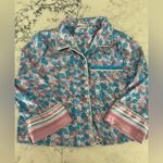 Free People Pillow Talk Satin Pajamas Top in Cool Lavender Size Small EUC Photo 5