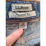 L.L.Bean ‎ Women's Favorite Fit Jeans Denim Blue Size 12 REG Made in Mexico Photo 1