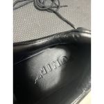 Unif Vintage  Leather Chunky Square Toe Y2K Shoes Black Womens Size 9 Goth Grunge Photo 8