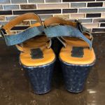 Kork-Ease Korks teal wedge sandals Women’s Size 9 Cornflower Blue Photo 4