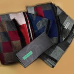 Winter Cashmere Feel Men Scarf,100% Cotton Fashion Scarves, In Elegant Gift Box Photo 4