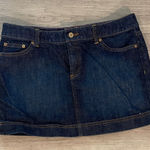 Lilly Pulitzer sz 6 Dark Blue Mini denim Jean Skirt Photo 0