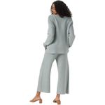 The Normal Brand Helen Henley Wide Leg Pants Thermal Sweater Set Sea Blue XS / S Photo 1