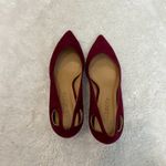 Talbots NWOT  Womens Burgundy Suede 2” Classic Heels Pointed Toe 5.5 M Photo 1