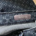 Gloria Vanderbilt  Calico Floral Amanda Mid Rise Jeans - Size 8 Short - Straight Photo 4