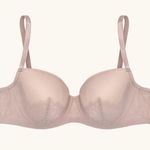 Third Love • Eyelash Lace Demi Bra nude beige Atmosphere soft padded underwire Photo 5
