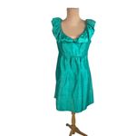 LulaKate Raw Silk Ruffle V Photo 1