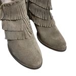 Naughty Monkey  Leather Fringe Ankle Boots Photo 4