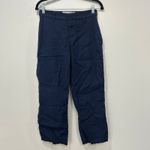 Frank & Eileen Womens Kinsale Performance Pant Navy Blue‎ NEW Cotton Flax size 2 Blue Photo 1