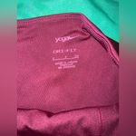 Nike Yoga Dri-Fit 7/8 Metallic Trim Women's Maroon High-Rise Leggings size Small Photo 4