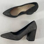 Sole Society Twila Block Heel Point Toe Pump in Cement Size 7 Photo 0