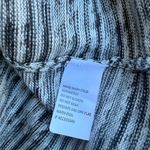 eight eight eight Gray White Black Variegated Cotton Cowl Neck Sweater Size 1X Photo 8
