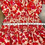 TCEC Puff Sleeve Ruffle Wrap V-neck Blouson Mini Dress Large Photo 6