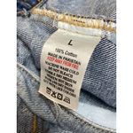 Denim Desire Women's Blue Medium Wash Long Sleeve Button Up Jean Jacket Size L Size L Photo 4