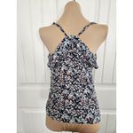 American Eagle Outfitters Size M Strappy Floral Ruffle tank Blouse camisole Photo 1
