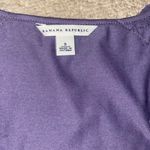 Banana Republic Purple Pleated Business Casual Blouse Size Small Photo 3