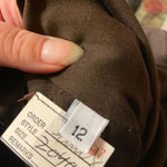 Vera Wang VINTAGE BROWN SHORT SLEEVE MESH DRESS Photo 5