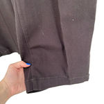 Eileen Fisher Brown Wide Leg Chino Cotton Ankle Pants Size Small *Sample Photo 4