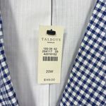 Talbots Blue White Checkered Gingham Blazer Linen Preppy Plus Sz 20 NEW $149 Photo 10