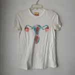 Dazey LA  Cuterus White Feminist Graphic Tee S Photo 3