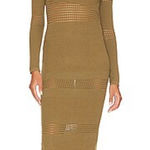 Lovers + Friends Lovers‎ & Friends TIANNA Bodycon Dress Mushroom Sz S Beach Vacation Stretch Photo 0