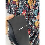 Loft  Ann Taylor Off Shoulder Dress Midi Blue Floral Size Medium Lined Boho Photo 1