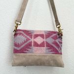RAIS CASE Vida Wool Aztec Boho Convertible Fanny Pack Crossbody Bag Pink Photo 15