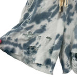 Anthropologie n:Philanthropy Coco Shorts Terry Knit Tie Dye Sky Blue Size XS Photo 4