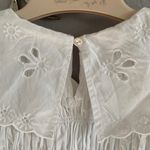 ZARA White Broderie Anglaise Blouse Photo 8