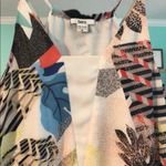 Bar III bar‎ III Women's Patchwork Camisole Tank Top M Boho Chic Bright Playful Halter Photo 3