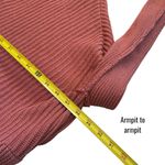 Free People  Layer Cake Cozy Pink Turtleneck Sweater Ruffle Cottagecore Size S Photo 8