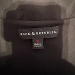Rock & Republic NWT  Black Studded Sleeveless Scoop Neck Mini Dress - Size Small Photo 5