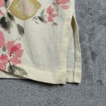 Lucky Brand  Shirt Womens Large V-Neck Floral Graphic Short Sleeve Casual Tee Top Photo 4
