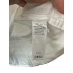 Vineyard Vines  White & Gold Pleated Linen Tunic Women's Size Large Photo 6