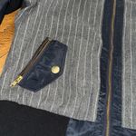 J.Crew  | Pinstripe Wool Bomber Jacket Size medium Photo 2