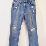 Lovers + Friends Ezra Slim Boyfriend Jeans Size 25 Melrose Blue Photo 0