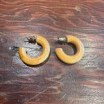 Anthropologie  Midi Wooden Hoops Photo 1