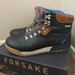 Forsake Patch Mid Hiking Boots Womens Size 8 Leather Waterproof Shoes Black Tan Photo 1