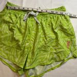 Juicy Couture  Y2K Sport Neon Green Zebra Print Mesh Shorts Women’s Medium Lined Photo 8