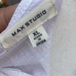 Max Studio  Embroidered Waist-Tie Top Wide 1/2 Sleeve Size XL Photo 6