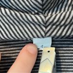 Lululemon Size 4 Radiant Long Sleeve Tonka Stripe Black Heathered Medium Grey Photo 12