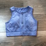 Offline By Aerie Seamless Front Zip Sports Bra Coast Blue Womens Size Medium Photo 11