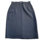 Salvatore Ferragamo Salvatorre Ferragamo black pencil straight skirt with shoe button size … Photo 1