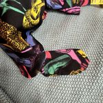 Salvatore Ferragamo Vintage Shoe Print Footed Leggings Runway 1991 Sz Medium Photo 4
