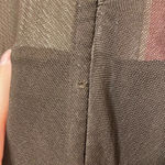 Vera Wang VINTAGE BROWN SHORT SLEEVE MESH DRESS Photo 2