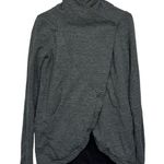 Lululemon Women’s Rulu Rally Wrap Jacket Pockets Thumbholes Modal Gray Size 6 Photo 0