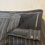 Club Monaco - Wool Blend Flare Grey Stripe Pattern Dress Pants Slacks- Size 6 Photo 7